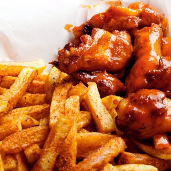 Buffalo Fingers with Fries (4)
