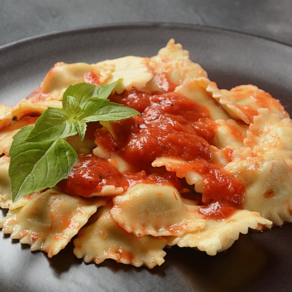 Lobster Ravioli with Vodka Sauce (6)