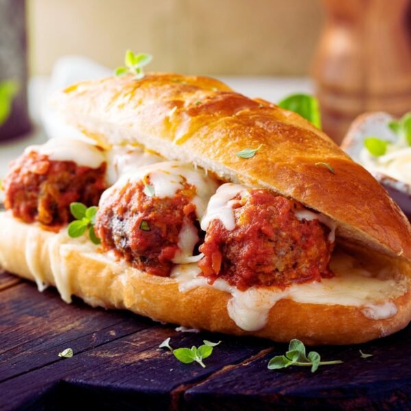 Meatball Parmigiana Sub