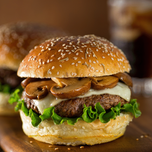 Mushroom Swiss Burger